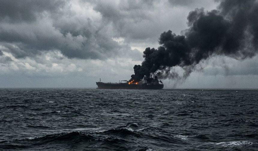 İran: Hürmüz'de mayına çarpan dev petrol tankerinde yangın çıktı