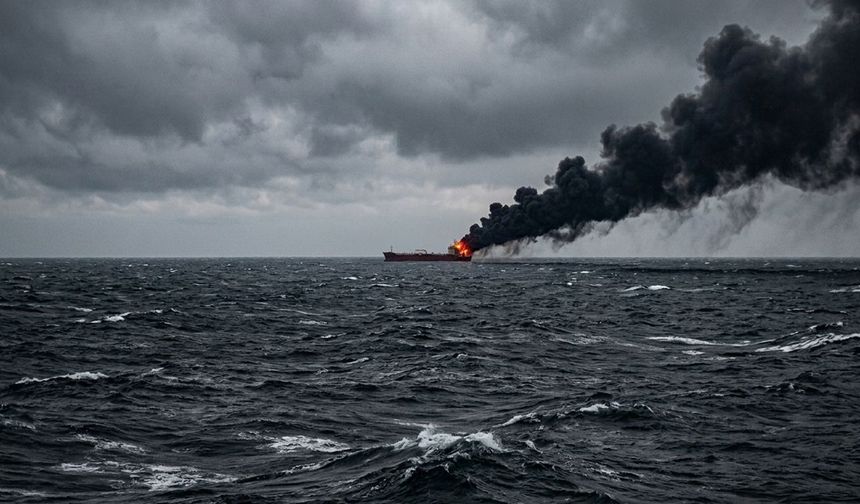 İran duyurdu: Hürmüz'de bir tanker daha mayına çarptı