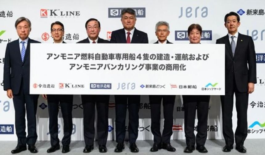 Japonya’nın 2030 hedefi amonyak yakıtlı gemiler