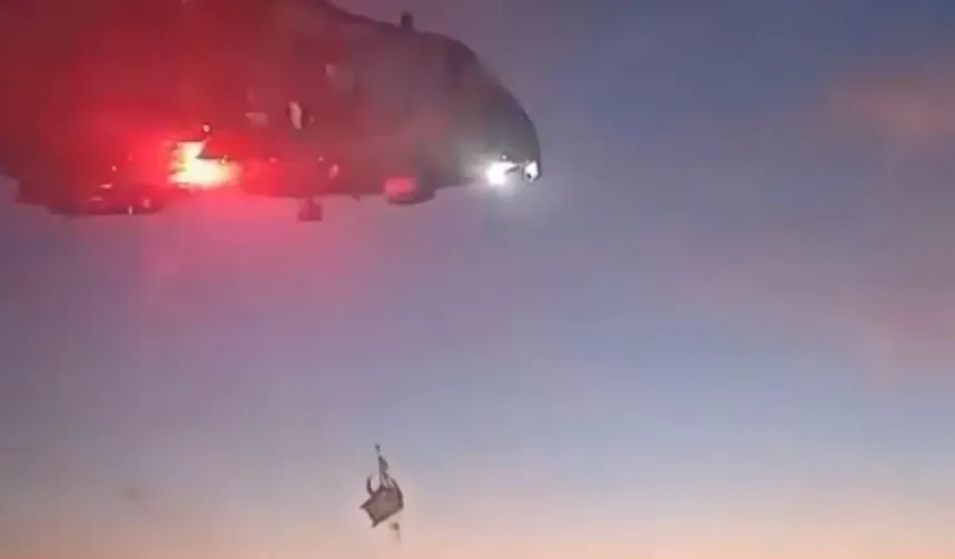 Cezayir açıklarında Türk denizci helikopterle tahliye edildi